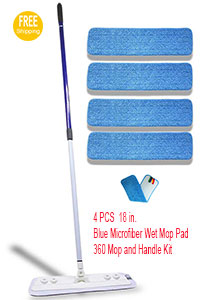 MicroFiber Mop w/ 4 Pads