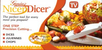 Nicer Dicer AS SEEN TV Products www.cyberbrands.com
