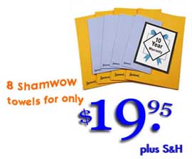 Shamwow 8 pc Set