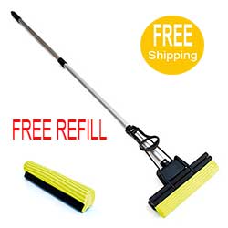 PVA Professional Double Roller Mop w extra Head